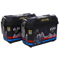 Nouvelle boîte latérale universelle pour moto, étanche, 25L, épaissie, anti-chute