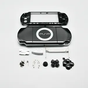 Pour PSP 2000 Console Plein Logement Amazon 2021 Vente Chaude Complet Pièces De Rechange Console Logement pour PSP 2000 Noir