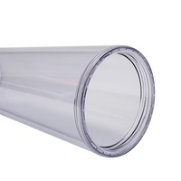 Gobelets en plastique D55 avec couvercles et pailles, double paroi, personnalisables avec logo, grande capacité