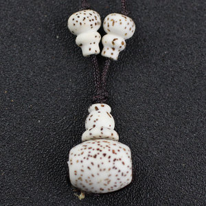 Ensemble de pagodes à trois voies Star Moon Bodhi 10x12mm pour la fabrication de bracelets, perles en bois irrégulières - Product Image 1