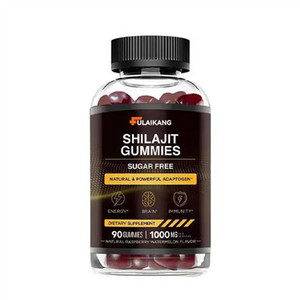 Gomitas de Shilajit Premium OEM Sin Azúcar, 1000mg por Porción, Sabor Frambuesa y Sandía, <span class=keywords><strong>para</strong></span> Hombres y Mujeres, Apoyo Energético y <span class=keywords><strong>para</strong></span> el Bienestar - Product Image 1