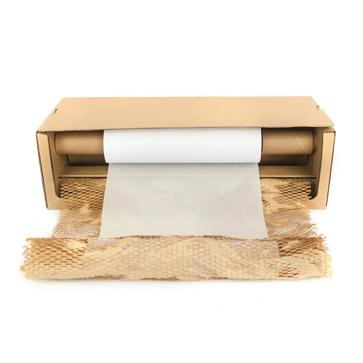 New Compostable Packing Material Honeycomb Paper Cushioning Wrap