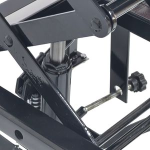 Facile à utiliser Outils d'entretien de voiture à pont large réglable et robuste Ascenseur de support central de moto hydraulique pliable - Product Image 6