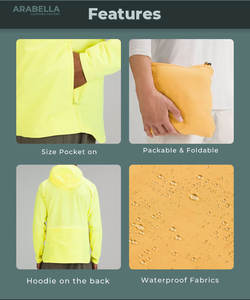 Vêtements de course à pied personnalisés Arabella 2026 avec logo, taille plus, hommes et femmes, veste coupe-vent en nylon recyclé pour l'extérieur - Product Image 3