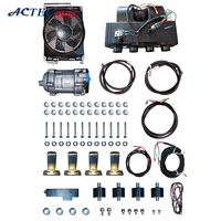 Kit de climatisation électrique sous tableau de bord 1900W 1700W AC.132.029 pour conversion de voiture, kits de climatisation 12V 24V LHD RHD, refroidissement et chauffage pour camion