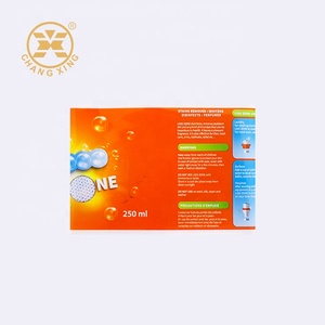 Biểu Tượng Tùy Chỉnh Thiết Kế In Nước Bằng Chứng Bopp Nhãn Cho 250Ml 500Ml 1L Bột Giặt Nước Uống Chai Nhựa - Product Image 3