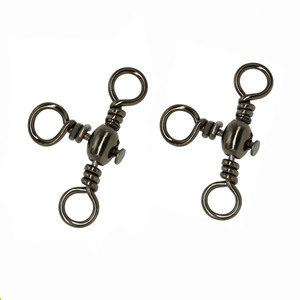 3 voies Pêche crochets Pivotants Ligne Croisée Pivotante Émerillons Baril Croix Ligne de Pêche à la Carpe Émérillones Pesca - Product Image 1