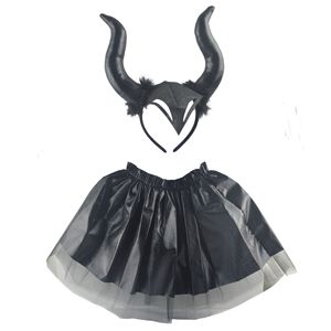 <span class=keywords><strong>Halloween</strong></span> trẻ em của <span class=keywords><strong>Devil</strong></span> Bull headdress đen tối phong cách cosplay trang phục trẻ em ảnh đạo cụ cho cô gái - Product Image 6