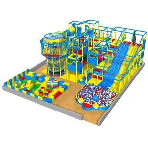 Playground Soft Play Jumping Equipment Kids Plastic Playground >3 Years 3-15 Years Old Maze Play Zone Shopping Mall Small Indoor