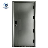 Puerta de Entrada Moderna de Acero Inoxidable con Cerradura Inteligente para Casas de Lujo, Uso en Exteriores y Salas de Estar