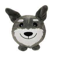 Boule anti-Stress personnalisée avec Logo brodé, jouets en peluche pour animaux à mémoire de forme, boule amincissante