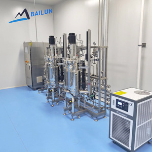 ถังหมักเชื้อแบคทีเรียแบบเหล็กกล้าไร้สนิม 50 ลิตร ไบโอรีแอกเตอร์แบบเหล็ก พร้อมระบบ CIP SIP พร้อมราคา สำหรับการผลิตเอนไซม์ วัคซีนไวรัส และเครื่องปฏิกรณ์เคมี - Product Image 1