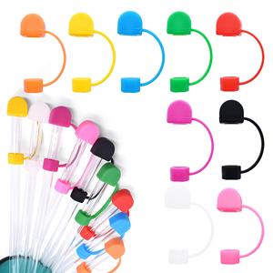 Sombrero de Paja de Silicona Personalizado al por Mayor de 10 mm para Vaso Stanley, Accesorios Universales para Bar, Adorno para Pajita - Product Image 5