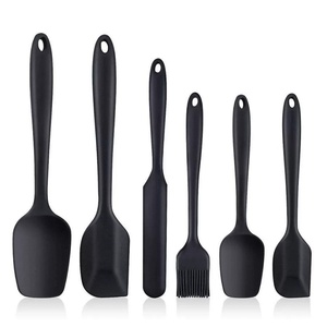 6 Pieces <b>Silicone</b> Kitchen Utensils Set Spatula Brush Cooking Tools Kitchen Utensils for <b>Baking</b> - Product Image 1