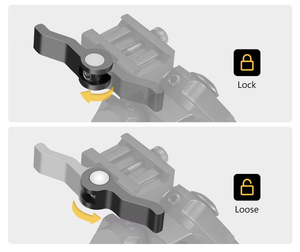 قاعدة منظار CVLIFE عالية المستوى سريعة الفك، مناسبة لنقطة الرؤية الحمراء والرؤية الليلية والليزر مقاس 7.5-9 بوصة، نموذج للصيد في الهواء الطلق - Product Image 5