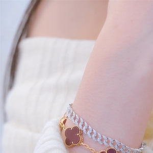 Xinfly Classic Jewelry Custom 18k Solid Gold Chunky <b>Cuban</b> <b>Link</b> <b>Chain</b> 2.1ct Tennis Bracelet - Product Image 6