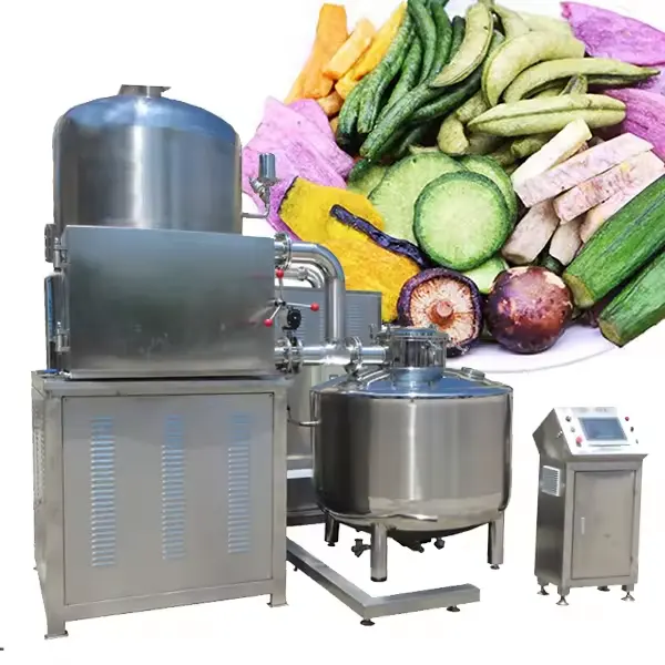 Fruit And Vegetable Apple Potato Chips Vacuum Deep Frying Machine Snacks Vacuum Fryer