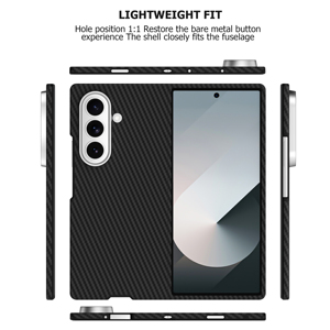 Cover per cellulare viola carbone sottile magnetica antiurto dal <span class=keywords><strong>design</strong></span> business per Samsung Galaxy Z Fold 7 - Product Image 4