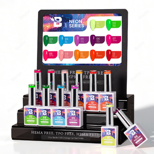 Ensemble de <span class=keywords><strong>vernis</strong></span> à ongles en gel de la série BOZLIN Neon, sans HEMA ni TPO, 12 pièces, <span class=keywords><strong>vernis</strong></span> à ongles en gel végétalien, directement de l'usine, pigment élevé, <span class=keywords><strong>vernis</strong></span> à ongles en gel UV - Product Image 1