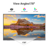 Monitor Portátil para Juegos de 15.6 Pulgadas con Pantalla IPS 1080P Full HD, Interfaz Tipo C y LCD