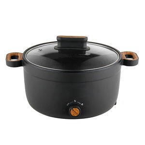 Sartenes eléctricas <span class=keywords><strong>de</strong></span> alta calidad <span class=keywords><strong>de</strong></span> 3,9 litros, olla eléctrica multifuncional antiadherente, olla caliente, sartén con vaporera - Product Image 3