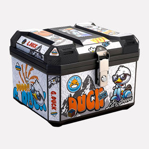 Bauletto Posteriore per <span class=keywords><strong>Moto</strong></span> in Plastica PP MOXINGKE di Alta Qualità, Personalizzabile, Robusto, per Conservazione Casco, <span class=keywords><strong>Accessori</strong></span> <span class=keywords><strong>Moto</strong></span> - Product Image 1