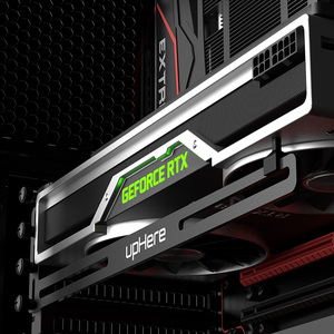 アップヒア調整可能なGPUブレースサポートブラケットロングレールグラフィックカードアンチサグホルダーユニバーサルGPUサポートスタンドメタル - Product Image 5