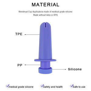 <span class=keywords><strong>Applicateur</strong></span> de <span class=keywords><strong>coupe</strong></span> <span class=keywords><strong>menstruelle</strong></span> vaginale biologique réutilisable personnalisé en gros <span class=keywords><strong>applicateur</strong></span> de tasses de période - Product Image 4