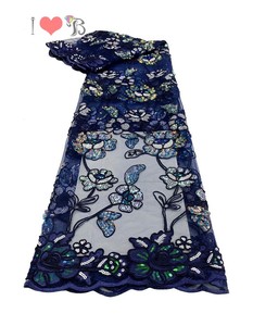 <span class=keywords><strong>Suisse</strong></span> Voile dentelle <span class=keywords><strong>nouvelle</strong></span> mode Voile dentelle tissu broderie avec strass 100% coton dentelle pour robe de mariée - Product Image 3