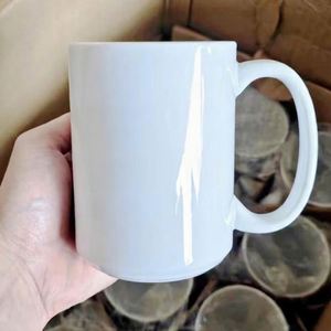 Tasses à imprimer 15 oz, vierges, en gros, personnalisables, blanches, 15 oz, tasses en céramique pour sublimation - Product Image 1