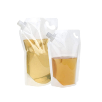 Emballage de savon liquide en plastique laminé étanche avec bec verseur