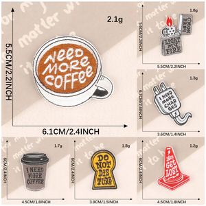 NODA Iron on Embroidery Funny Roadblock Coffee Chargers Lighter Patch for Clothes Bag Decoration - Product Image 5