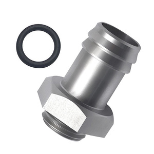 Adaptador de Conexión de Manguera de Acero Inoxidable de 1/2 Pulgada, Conector Recto G1/4 BSPP para Línea de Fluidos Automotrices - Product Image 1