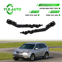 YLB Set Bracket Retainer bemper depan otomatis suku cadang untuk Acura MDX 2007-2013 OEM 71193-STX-A00 71198-STX-A00