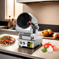 Cuisine restaurant utilisant une cuisinière à gaz Gaz naturel Gaz de pétrole Machine de cuisson Cuisinière automatique Robot de cuisine
