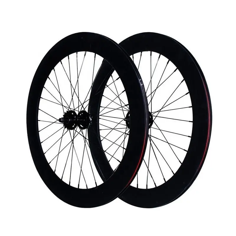 Track Road Bike 70mm Wheels Rim Aluminum Alloy Wheelset Fixie Bicycle wheel Fixed Gear Cycle Cycling Accessories