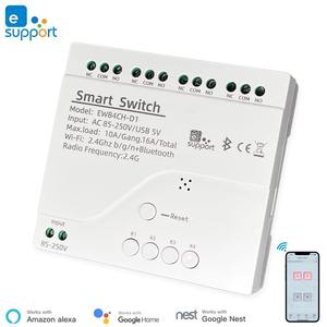 Scimagic Módulo de Interruptor de Luz para Garaje Inteligente WiFi de 4 Canales EWelink, Placa de Relé DC85-250V, Receptor RF433 Compatible con Alexa, Google Home y Alice - Product Image 3