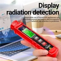 ANENG GN902 Detektor Radiasi Elektromagnetik Portabel LCD Alarm Cahaya Pengukur Suhu Dosimeter dengan Resolusi V/m