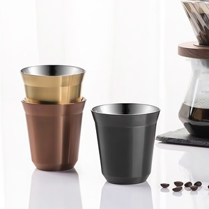 DF 304 Tasse à café/vin/thé portable en acier inoxydable à double paroi isolée sous vide pour enfants 80/160ML pour l'extérieur - Product Image 3