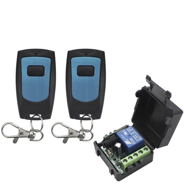 Two Channel 433Mhz 315Mhz Wireless Remote Control 2CH Wireless Relay Receiver DC12v Access Control Remote Control System