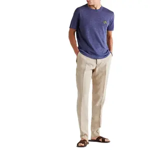 High Quality Untiwrinkle Linen Men Pants Show Time Trousers Mens Trousers