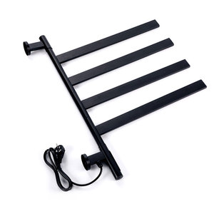 Assurance qualité nouveau Design <span class=keywords><strong>radiateur</strong></span> de salle de bain électrique chauffant noir porte-serviettes élément chauffant sèche-serviettes pour porte-serviettes chauffant - Product Image 1