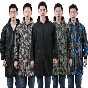 Coverall kerja panjang uniseks, perlindungan tenaga kerja bersertifikasi CE tanpa kelim, katun bulu domba tambahan minyak tahan air - Product Image 5
