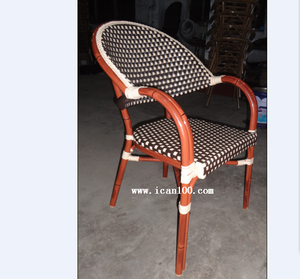De alta calidad de Metal a prueba de óxido de comedor de ratán Cafetería <span class=keywords><strong>Restaurante</strong></span> silla de diseño - Product Image 5