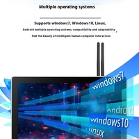 Ordinateur tout-en-un 13,3 pouces avec écran tactile, écran LCD étanche, Android intégré, panneau d'affichage industriel, moniteur PC