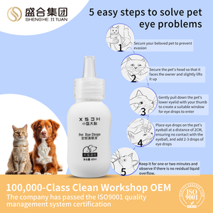 Dung dịch chăm sóc mắt thú cưng OEM/ODM, thuốc nhỏ mắt giúp làm tan vết bẩn do nước mắt và bụi bẩn, có tác dụng khử trùng và diệt khuẩn. - Product Image 3
