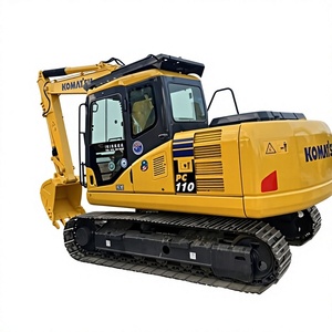 Excavatrices Komatsu PC110 d'occasion 10T 11T sur chenilles |   Excavatrice d'occasion d'origine japonaise à faible nombre d'heures de fonctionnement avec godet d'excavation - Product Image 1