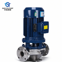 Pompe centrifuge verticale en acier inoxydable IHG Série 7,5 HP, pompe de surpression en ligne anticorrosion en alliage de chrome élevé
