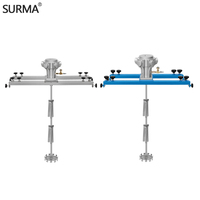 SURMA 50 gallons IBC Ton Barrel 1000L Acier inoxydable Type de plaque horizontale Mélangeur pneumatique spécial pour équipement de mélange chimique