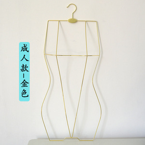 Hình dạng cơ thể vàng đen màu thép không gỉ dây kim loại quần áo Bikini Đồ bơi áo tắm móc để bán - Product Image 2